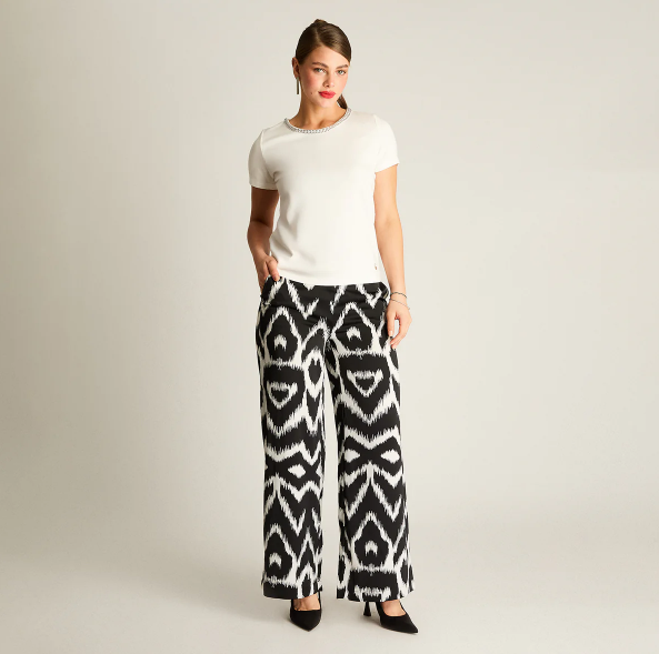 POLERA CRUDO CUELLO BRILLANTE