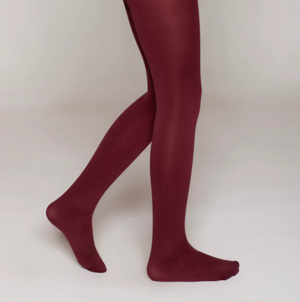 Ballerina Escolar Elasticada Burdeos